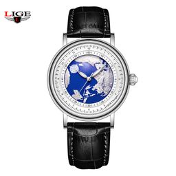 thumbnail for Men's Watch for Adults, High School and College Students, British-Made Wristwatch with Leather Strap, Small Dial, Wholesale, Calendar, Light Luxury