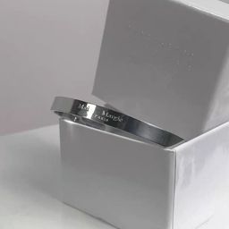 thumbnail for PYC bracelet titanium steel frosted reverse LOGO hand ornament European and American opening simple bracelet couple accessories