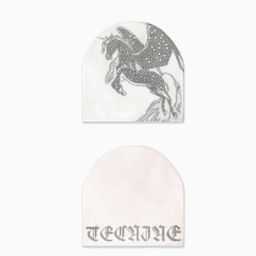 thumbnail for 2025 Fall/Winter New High Street Fashion Harajuku ins Hot Diamond Dome Knitted Hat, European and American Y2k cross-border clothing