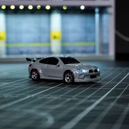 thumbnail for Ask the north wind shake sound explosion 1:64 desktop four-wheel drive drift car remote control mini drift car lighting toys cross-border.