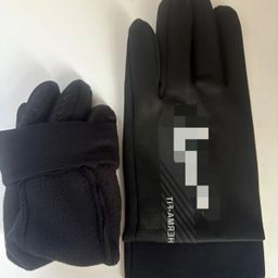 thumbnail for Men's soccer gloves granular fleece warm palm anti-slip particles touch screen goalkeeper