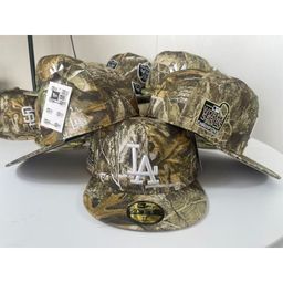 thumbnail for Cross-border new camouflage baseball cap NY. LA. size hat hip hop outdoor fashion shade flat brim for men and women