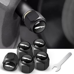 thumbnail for Factory direct supply anti-theft metal tire valve cap valve core cover valve cap personalized modification car tire cap