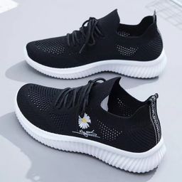 thumbnail for One-piece flying woven casual shoes fashion Sports women&#039;s shoes Korean style versatile shoes women&#039;s cross-border women&#039;s shoes wholesale