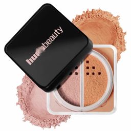 thumbnail for Huda Beauty Makeup Fixing Two-Color Loose Powder Controls Oil Lasts Long-lasting and Does Not Come Off Makeup