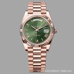 thumbnail for Lao Xin Sunday Calendar Rose Gold Tooth Ring All Roman Plate DD Stainless Steel High-end Automatic Mechanical Watch Wholesale