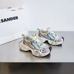 thumbnail for Summer 2023 new Paris 3XL daddy shoes women's vintage distressed couple thick sole heightened casual sneakers