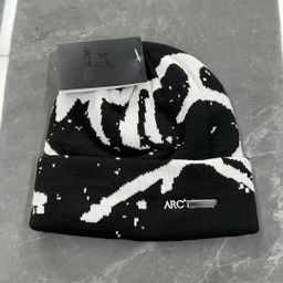 thumbnail for Arcterx Beginning x Bird Letters Large Edition Outdoor Thickened Embroidery Velvet HatsWool HatsKnit HatsCold Hats Wholesale