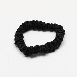 thumbnail for In-stock silk hair tie, small hair tie for women, hair flower without damaging hair, silk hair tie