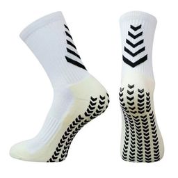 thumbnail for Cross-border socks men's mid-cut sports socks running socks non-slip silicone thickened towel bottom wear-resistant and sweat-absorbent