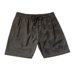 thumbnail for Shorts masculinos de secagem rápida Turtle Beach com cintura elástica, calção de banho forrado, comprimento três quartos, moda mais vendida na Europa e América.