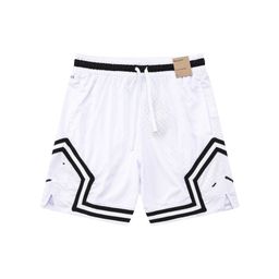 thumbnail for Novos shorts de basquete americano AJ trapézio, calças de quartzo sem mais do que até o joelho, calças de corrida fitness de malha, secagem rápida e respirável