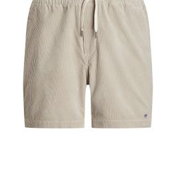 thumbnail for RL Ruff Pony Mark Cotton Corduroy Five Couple Pants Embroidered Casual Summer Shorts Men&#039;s Loose Breathable