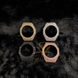 thumbnail for Cubic Zirconia Inlaid with Copper/Ga-2100 Watch Case Accessories Cross-Border Trendy Hip-Hop Jewelry Direct Supply from Stock