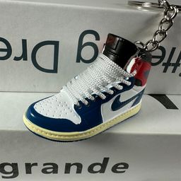 thumbnail for AJ three-dimensional basketball shoes keychain 3d shoe model couple bag pendant accessories car key hanging ornaments wholesale