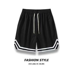 thumbnail for Sports Shorts Men&#039;s Summer Thin Oversized Loose-fit Quick-drying Mid-length Pants Ice Silk Casual Shorts Basketball Pants
