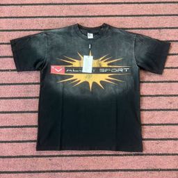 thumbnail for [No. 1] Vale Forever Valley Sport American trendy vintage print men's and women's washing short sleeves