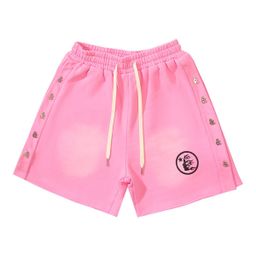 thumbnail for Cross-border European and American fashion brand 24S new Hellstar wash old men&#039;s and women&#039;s casual summer shorts