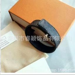 thumbnail for Donkey bracelet cowhide rope ring series geometric brand same style of second-hand peeled leather independent packaging Amazon cross-border