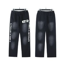 thumbnail for Star Autumn and Winter Series] European and American Retro Washed Old Portrait Hoodie Sweatshirt Long-Sleeved Pants Jacket Suit