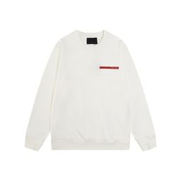 thumbnail for Cross-Border Dropshipping Luxury Trendy Pra Pujia Metal Triangle Logo Unisex Autumn and Winter Loose Versatile Sweatshirt Available for Dropshipping