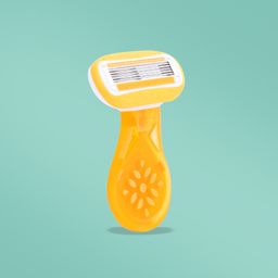 thumbnail for Barbeador feminino moderno em estoque no atacado, lâmina de 5 camadas, aparador manual de pelos das axilas e pernas, preço de fábrica