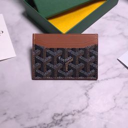 thumbnail for 2025 New Dogtooth Goyard Goyaka Bag Men's and Women's Exquisite and Fashionable Coin Card Holder with Two Layers of Cowhide