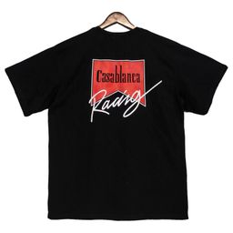 thumbnail for Meichao R Co-Branded F1 Formula Classic Sunset Printed Short-Sleeved T-Shirt Men&#039s Tee High Street Fashion Brand t Cross-Border