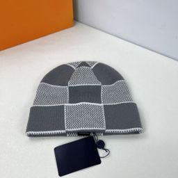 thumbnail for 2025 New Fashion Plaid Knitted Hat for Women Autumn and Winter Cuffed Personalized Warm Pullover Hat Factory Direct Sale