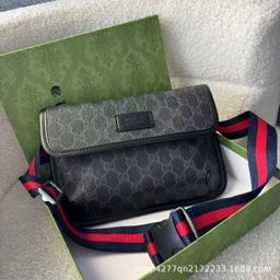 thumbnail for Vintage Tiger Head Waist Bag Popular Crossbody Bag European Chest Bag Single Shoulder Trendy Genuine Leather Unisex Wholesale Camera Bag for Women