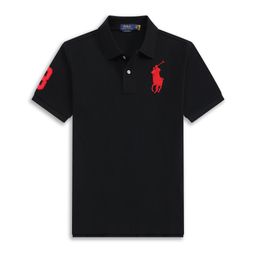 thumbnail for Cross-Border Ralph Lauren Polo Shirt Men's Malaysian Logo Embroidered Lapel Polo Shirt Short-Sleeved Summer Middle-Aged Paul T-Shirt