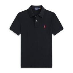 thumbnail for The high version can be scanned with a raff pony label cotton couple men's and women's short-sleeved sunscreen polo shirt embroidered T-shirt classic