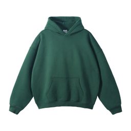 thumbnail for 2026 Fall/Winter New Loose Plush Trendy Sweatshirt Men's Oversize Hooded Trendy Men's Sweatshirt Suit