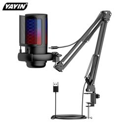 thumbnail for ME6S Condenser Microphone E-Sports Player Game Microphone Live Recording Computer USB Microphone Cantilever Bracket