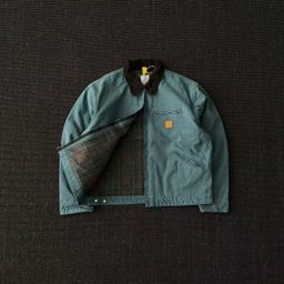 thumbnail for Heavy J97 American Heavy Wash Fall Short Wide Fit Detroit Jacket Cargo Zip Cleanfit Jacket