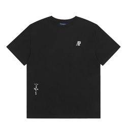 thumbnail for Travis Short Sleeve M Ji Scott Little Yellow Duck Cactus Lightning Rap Tour TS Collaboration Couple Hip Hop T-Shirt