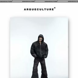 thumbnail for Jeans, men's vibe, American-style heavyweight, black straight-leg pants, spring trendy brand, micro booty street, versatile casual trousers