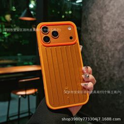 thumbnail for New aluminum alloy apple black suitcase all-inclusive phone case is suitable for iPhone17 16 15 14 metal