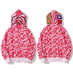thumbnail for Thousands of girls American retro double hat camouflage hooded sweater zipper cardigan original national fashion autumn men's and women's coat