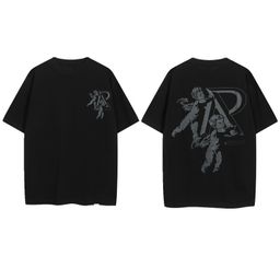 thumbnail for REPRESENT ICON American-style Skull Antique Retro Doberman Printed High Street Shark Short Sleeve Men&#039;s T-Shirt