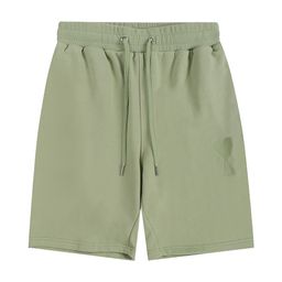 thumbnail for Cropped pants for men and women couples with the same summer new loose straight-leg embroidered love casual shorts