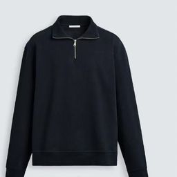 thumbnail for Taop&Za Autumn New Men's Fashion Casual Basic Half-Zip Slim Straight Sweatshirt 0761311 803