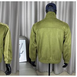 thumbnail for Cross-border AD new three grass leaf Chinese stand-up collar Tang clothing sports jacket casual trend versatile loose men's and women's jackets