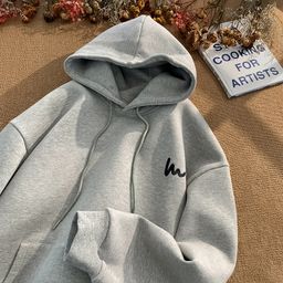 thumbnail for American hooded sweatshirt men's new trendy brand oversize Korean lazy loose top for autumn/winter 2024