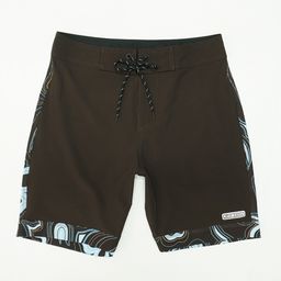 thumbnail for Ripcurl Men's Swim Trunks with Simple Front and Complex Back Color-Blocking Design, Quick-Dry Summer Vacation Surfing Anti-Embarrassment Beach Shorts for Men