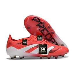 thumbnail for 跨境批发猎鹰25代AG足球鞋针织超A反舌短钉Predator Elite Tongue