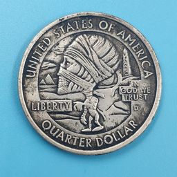 thumbnail for Si**er coins, si**er dollars, 25 cents, the United States, can blow si**er dollars, skull coins, manufacturers, collections, wholesale si**er dollars