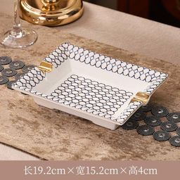 thumbnail for Factory a generation of ceramic ashtray European KTV cigar ashtray LOGO living room luxury large personality Europe