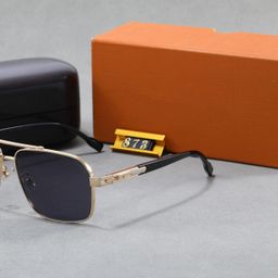thumbnail for 潮流太阳镜男款司机开车驾驶眼镜钓鱼金属双梁墨镜女士sunglasses