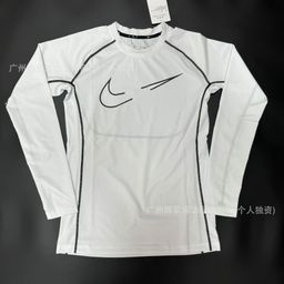 thumbnail for Body esportivo, mangas compridas e curtas, roupas de treino de corrida de secagem rápida, coletes de futebol de basquete, camisetas fitness de alta elasticidade, camadas de base